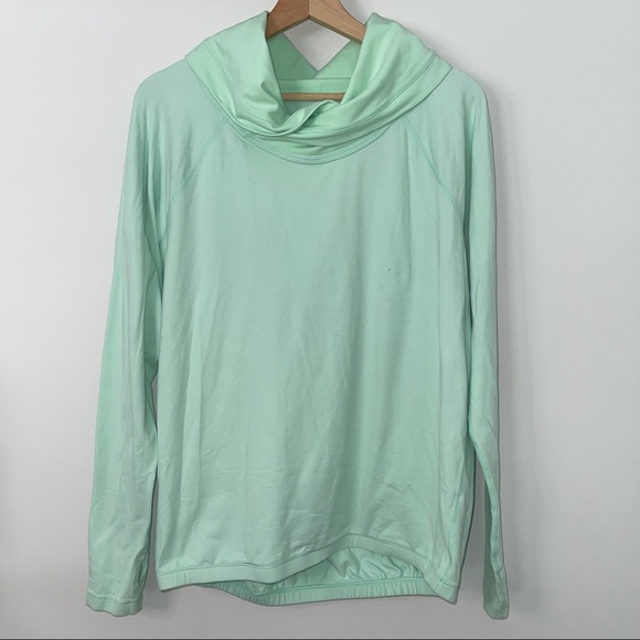 Lululemon Heart Healthy Pullover 6 Fresh Teal Mint, RULU Fabric, PERFECT! - Picture 8 of 10